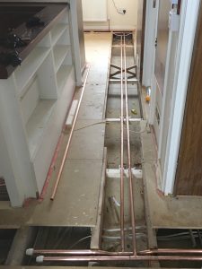 247 Plumbing Solutions of Larkfield, Kent. 22mm full copper Mega Flow Unvented Heating System installation including design, heating, plumbing in Aylesford, Kent.