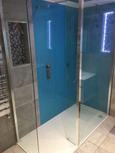 247 Plumbing Solutions of Larkfield, Kent. Full bathroom installation including design, build, underfloor heating, plumbing, tiling including features in Beckenham, South East London.